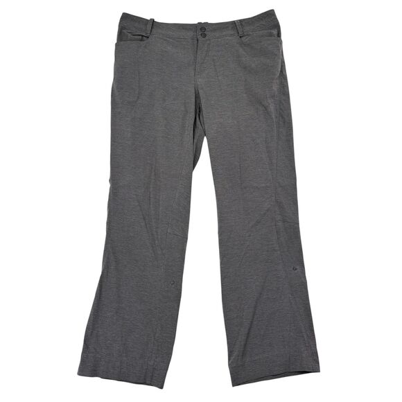 The North Face Pants Womens Size 14 Gray Hiking Camping Travel Outdoors Stretch - Picture 1 of 8